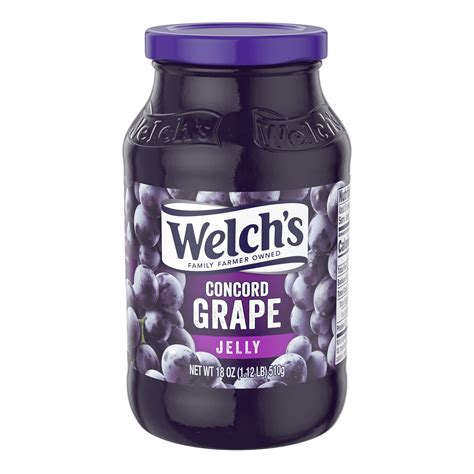 Welchs Concord Grape Jelly 18 Oz Jar