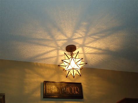 Moravian Star Ceiling Light Design - HomesFeed