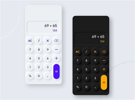 Daily Ui 4 Calculator Calculator Design Calculator Ui Mobile App
