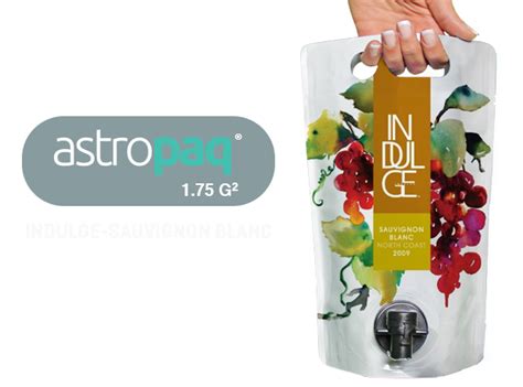 Astropaq® Wine Pouch | Pouch packaging, Pouch, Packaging design