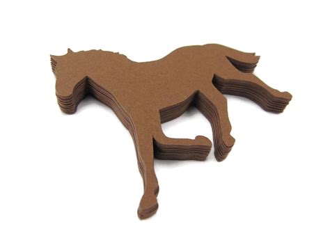 Horse Paper Cut Outs Set Of 25 Etsy