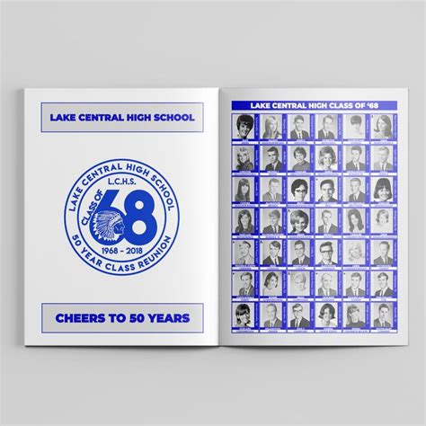 Booklet Designed For Lchs Class Of 68 50 Year Class Reunion Front