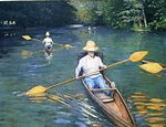Skiffs on the Yerres, 1877 - Gustave Caillebotte - WikiArt.org