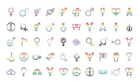 Sexual Orientation Icon Set 2485488 Vector Art At Vecteezy