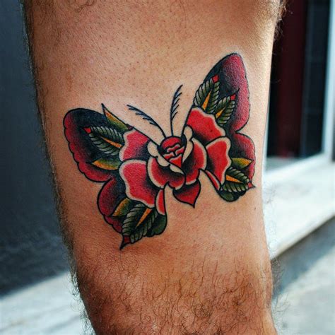Forearms are a great place to get a tattoo that should be noticed. Τατουάζ Rose Butterfly by Chris | Tattoo | Rose and ...