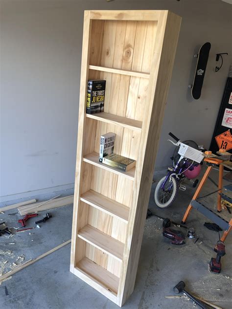 Simple Bookcase Had Some Scrap Pine Leftover And Decided To Do The