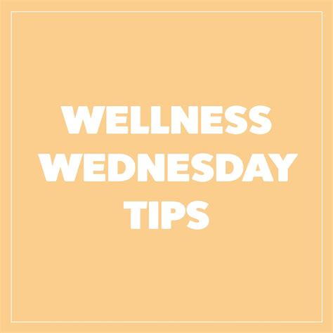 Welness Wednesday Tips! in 2021 | Wellness wednesday, Free essential