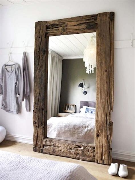 Awesome Diy Rustic Mirror For Bedroom Decorating Ideas Decoración