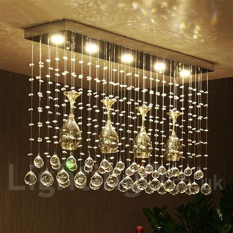 Lights Dimmable Modern Led Crystal Ceiling Pendant Light Indoor