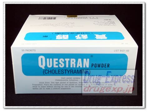 Drug manufacturers say these combinations of existing drugs provide more choices, convenience, and effectiveness. Questran Powder - patient information, description, dosage ...