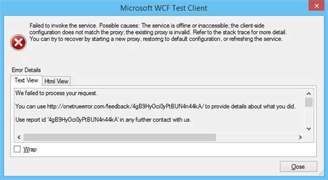 Onetrueerror And The Wcf Test Client Techyv Com