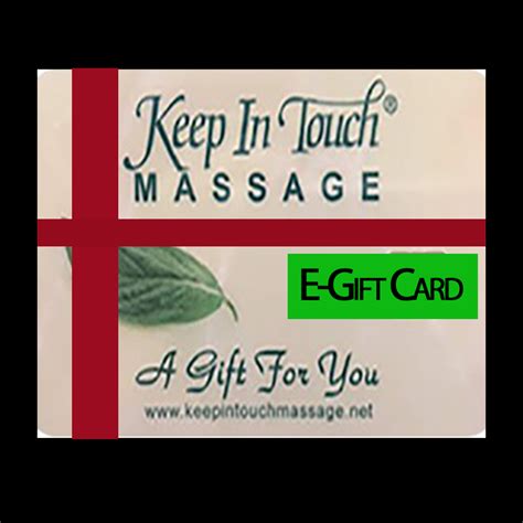 E T Card 90 Minute Massage E T Card Keep In Touch Massage