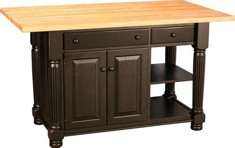 Amish made custom kitchen cabinets, bathroom cabinets, custom wall unites and bookcases, shelving and home remodeling in and around ohio. Turned Leg Island with Two Doors and Two Drawers From ...