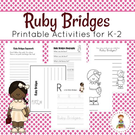 Free Ruby Bridges Printable Pack Coloring Library