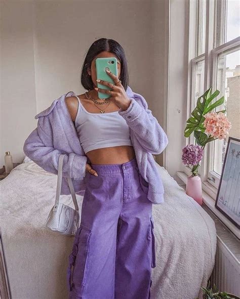 Purple Aesthetic Outfit Indie Fashion Trendy Outfits Purple Outfits