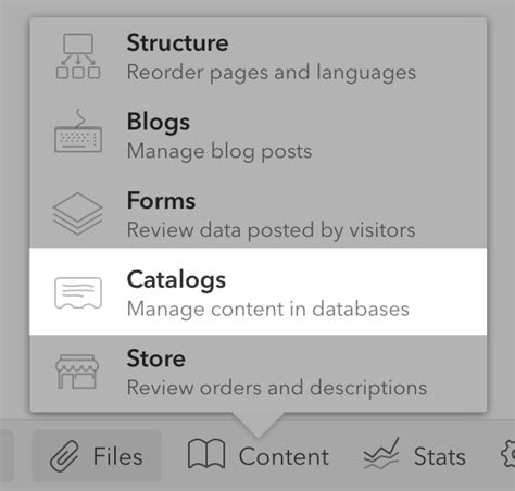 Using Element Catalogs Voog Website Building Platform