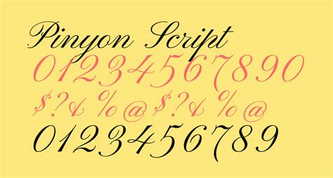 Pinyon script is a romantic round hand script style font. Pinyon Script free Font - What Font Is