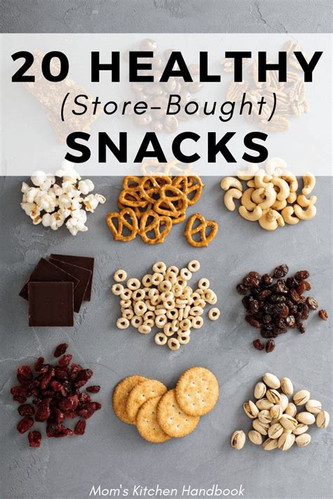 The Cover Of 20 Healthy Store Bought Snacks