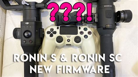 19 11 19 dji ronin s and ronin sc new firmware updates with a surprisingly cool new feature