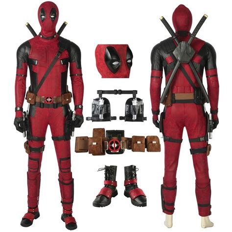 Deadpool 2 Wade Wilson Cosplay Costume Deluxe Suits Deadpool Costume