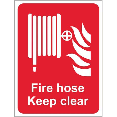 Fire Hose Keep Clear Signs Fire Fighting Equipment Safety Signs