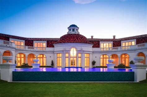 35000 Square Foot Mediterranean Oceanfront Mega Mansion