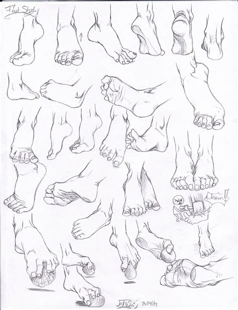 Foot Study By Tsuki Nii On Deviantart Feet Drawing Figure Drawing