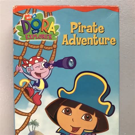 Nick Jr Dora The Explorer Pirate Adventure Vhs Video Tape Nickelodeon