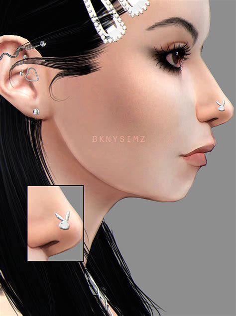 Sims 4 Maxis Match Nose Ring Piercing Cc All Free All Sims Cc
