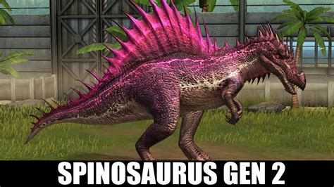Spinosaurus Gen Max Level Jurassic World The Game Youtube My XXX Hot Girl