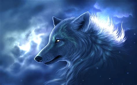 44 Animated Wolf Desktop Wallpaper