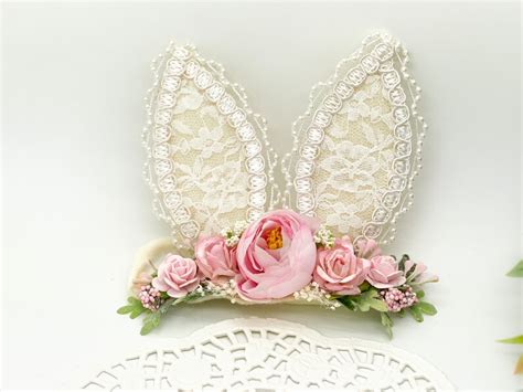 Pink Bunny Ears Headband Easter Headband Baby Bunny Etsy