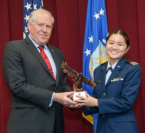 Secretary Of The Air Force Frank Kendall Presents A Secretary Of The