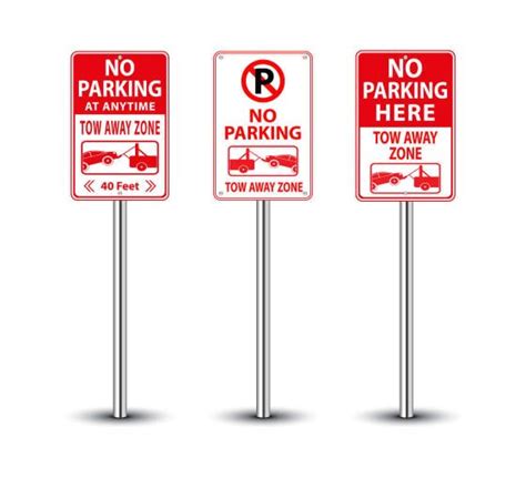 No Parking Sign Template Database