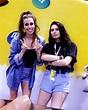 Christina and Lauren Cimorelli at Vidcon at the M&M booth! | Lauren ...
