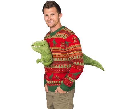 This 3d T Rex Ugly Christmas Sweater Is Perfect For Dinosaur Lovers