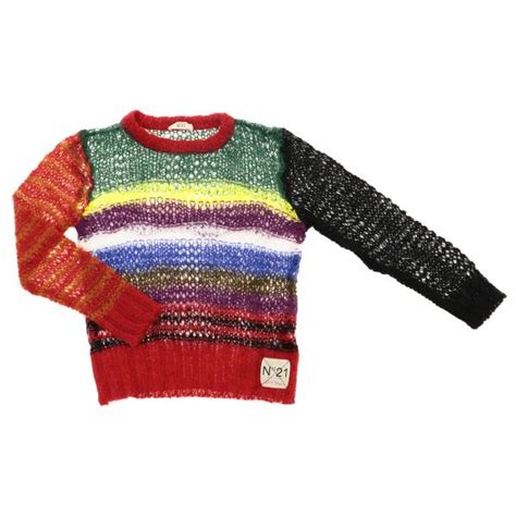 N° 21 Outlet Sweater Kids Sweater N° 21 Kids Multicolor Sweater N