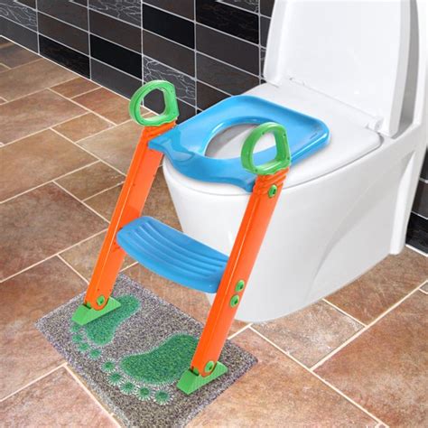 Tobbi Kids Training Potty Trainer Toilet Seat Chair Toddler With Ladder