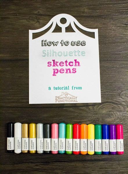 Learn How To Use Silhouette Sketch Pens To Draw With Your Silhouette