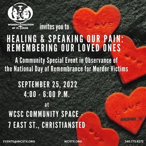 National Day Of Remembrance For Murder Victims Vi Home