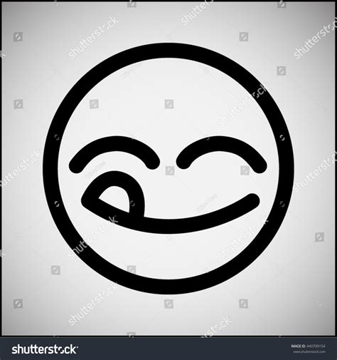Yummy Face Icon Stock Vector Royalty Free 440709154 Shutterstock