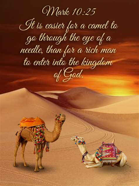 The Unfortunate Millionaire Man In The Parable About The Camel Some