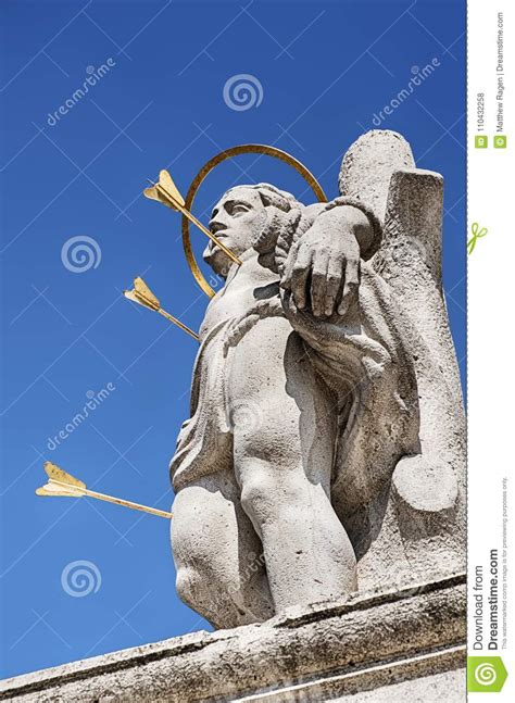 Saint With Arrows Stock Photo Image Of Saint Vertical 110432258