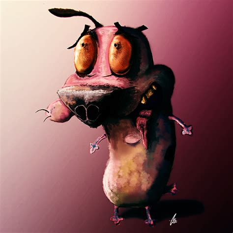 Courage The Cowardly Dog By Chadlindall On Deviantart