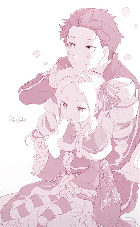 Natsuki Subaru And Beatrice Rezero Kara Hajimeru Isekai Seikatsu