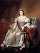 Portrait of Maria II of Portugal (1819-1853) Creator:Maurício José do ...