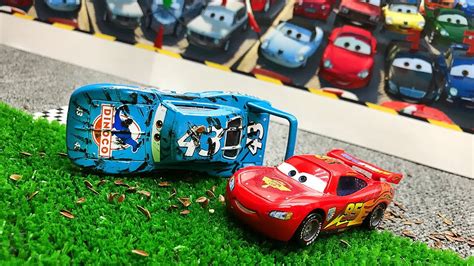 Cars 1 Final Race Scene Remake The King Crash Stop Motion Animation