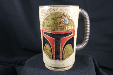 Star Wars Boba Fett Handmade Mug 1129 By Saltyearthpottery On Etsy