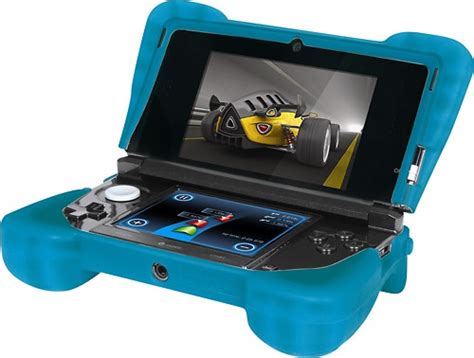 Best Buy Dreamgear Comfort Grip Portable Case For Nintendo 3ds — Blue