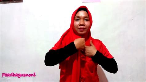tutorial hijab nyentrik untuk senam youtube